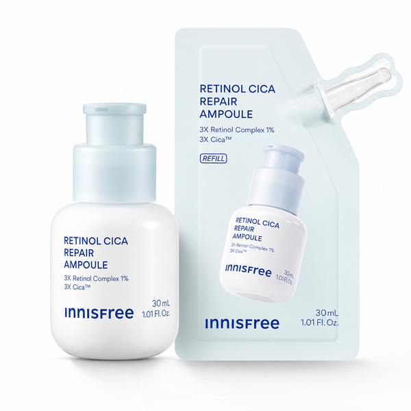 INNISFREE Retinol Cica Repair Ampoule 30ml + 30ml Refill