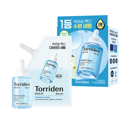 Torriden DIVE-IN Low Molecular Hyaluronic Acid Serum 50ml + Refill 50ml