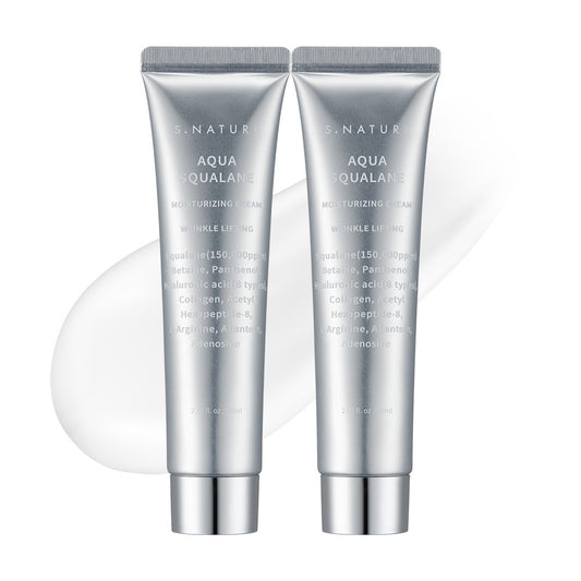 S.NATURE Aqua Squalane Moisturising Cream 60ml x2