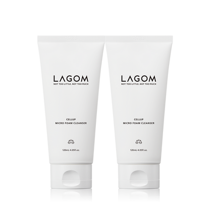 LAGOM Cellup Micro Foam Cleanser 120ml x2
