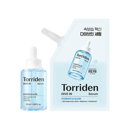 Torriden DIVE-IN Low Molecular Hyaluronic Acid Serum 50ml + Refill 50ml