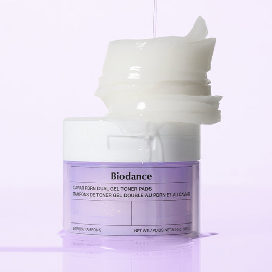 Biodance Caviar PDRN Dual Gel Toner Pads 60 Pads