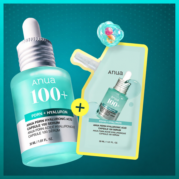 ANUA PDRN Hyaluronic Acid Capsule 100 Serum 30ml + 30ml Refill