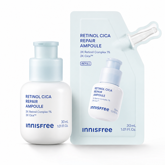 INNISFREE Retinol Cica Ampoule 30ml + 30ml Refill