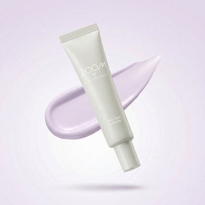 ZOOM BY JUNG SAEM MOOL Tone Prep Booster 30ml (Tone-Correcting Makeup Base / Lavender Primer)