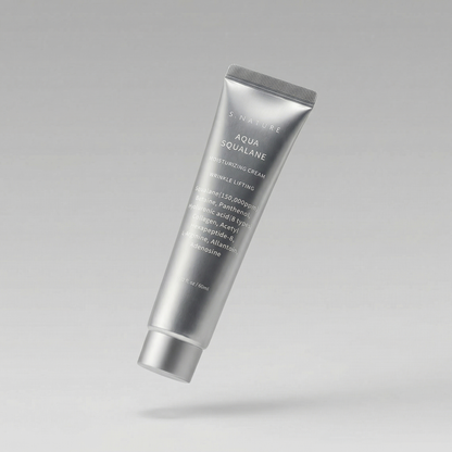 S.NATURE Aqua Squalane Moisturizing Cream 60ml (Lightweight Hydration & Makeup Prep)