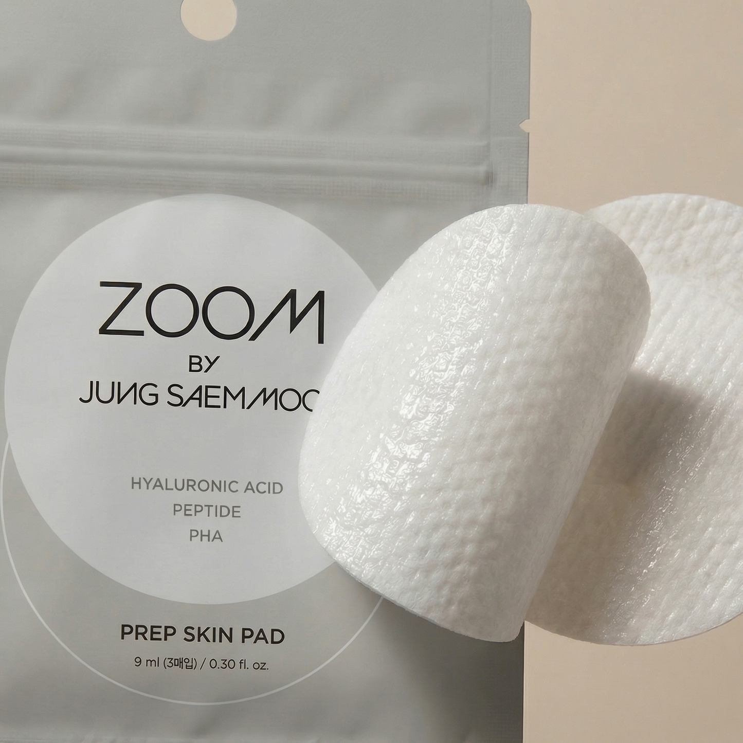 ZOOM BY JUNG SAEM MOOL Prep Skin Pad 9ml (Hydrating & Smoothing Pad)